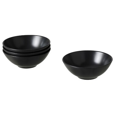 Bowl Matt Dark Grey 16cm