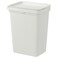 Bin With Lid Light Grey 10 L
