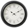 Wallclock No Disturbing Ticking Sounds Black 25cm