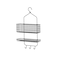 Shower Hanger Two Tiers Black 31X56cm
