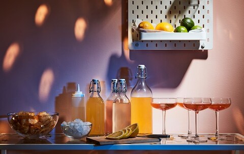 Bottle With Stopper Ideal For Preserving Pickles And Jams Serving 0.5L