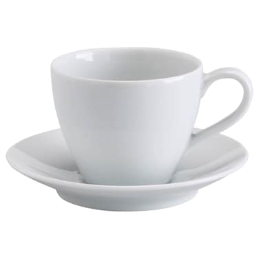 Coffee Cup And Saucer White 20cl