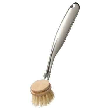 Dish-Washing Brush Stainless Steel/Beech