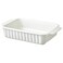 Oven Dish Ribbed Design Off-White 30X20cm