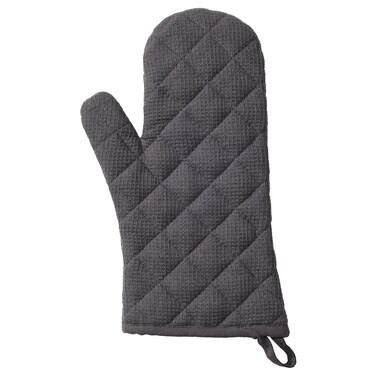 Oven Glove Felted Polyester Layer In Between Gives Very Good Heat Insulation Grey