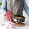 Oven Glove Patterned/Red