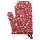 Oven Glove Patterned/Red