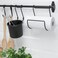 Kitchen Roll Holder Black