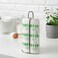 Kitchen Roll Patterned Bright Green/White