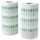 Kitchen Roll Patterned Bright Green/White