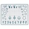 Baking Mat White/Turquoise 61X46cm