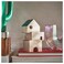 Decoration House Set Of 3 Solid Wood/Multicolour
