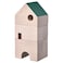 Decoration House Set Of 3 Solid Wood/Multicolour