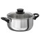 Pot With Lid Glass/Stainless Steel 2.8 L