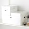 Box With Lid White 26X35X15cm