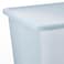 Storage Box With Lid Transparent Grey-Blue 36X50X35cm/44.5 L