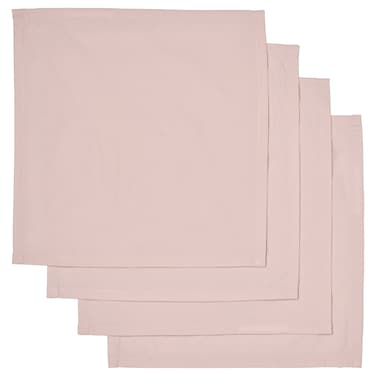 Napkin Light Pink/White 30X30cm