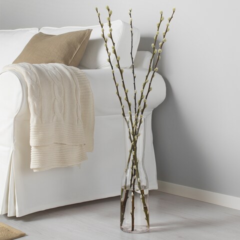 Vaseclear Glass Perfect For Lilies And Other Long Stemmed Flowers 45cm