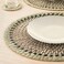 Place Mat Natural/Sedge Handmade 37cm