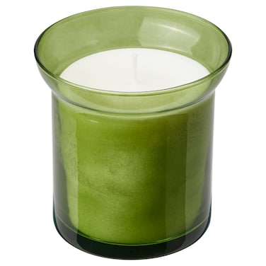 Scented Candle In Glass Fresh Grass/Light Green 50 Hr