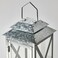 Lantern F Block Candle In/Outdoor Galvanised 29cm