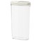 Dry Food Jar With Lid Transparent/White 2.3 L