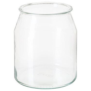 Jar Transparent Jar Makes It Easy To Find What You Are Looking For Round/Glass 3.3 L