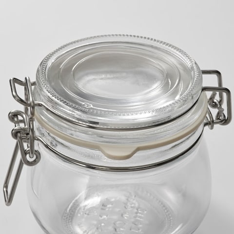 Jar With Lidclear Glass 13cl