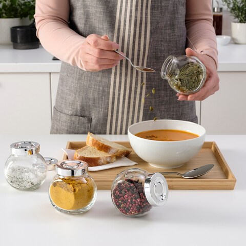 Spice Jar Transparent Jar Makes It Easy To Find What You Are Looking For 15cl