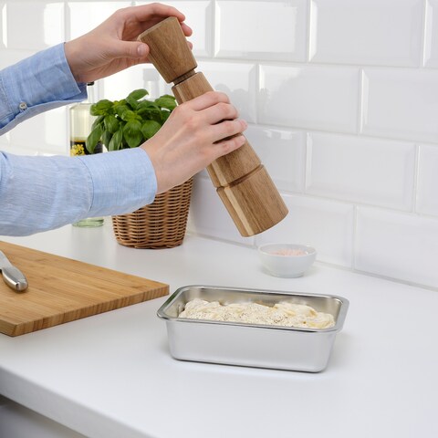 Food Container Rectangular/Stainless Steel 1.0 L