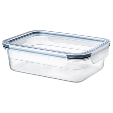 Food Container With Lid Ideal For Both Transporting Food And Storing Leftovers 1.0L