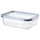 Food Container With Lid Ideal For Both Transporting Food And Storing Leftovers 1.0L