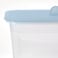 Food Container With Lid Rectangular Plastic/Silicone 2.0 L