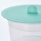 Food Container With Lid Round Plastic/Silicone 750ml