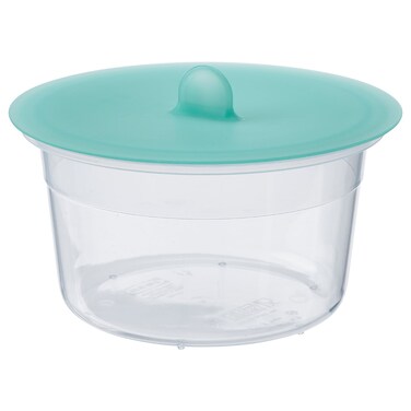 Food Container With Lid Round Plastic/Silicone 750ml