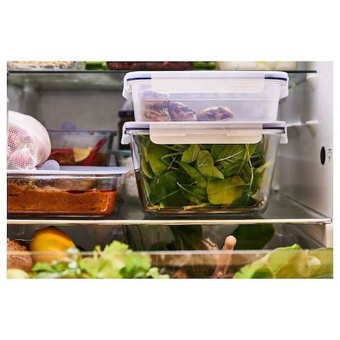 Food Container With Lid Snap &amp; Lock Lid Prevents Leakage And Protects The Contents 750ml