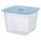 Food Container With Lid Square Plastic/Silicone 1.4 L