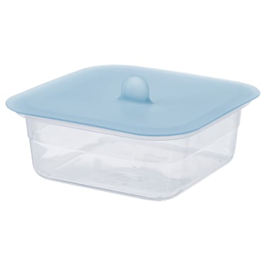 Food Container With Lid Square Plastic/Silicone 750ml
