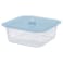 Food Container With Lid Square Plastic/Silicone 750ml
