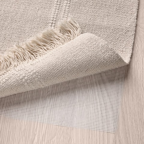 Rug Flatwoven Unbleached 55X85cm