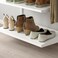 Shoe Shelf Durable Metal Surface Is Perfect To Place Shoes White 80X40cm
