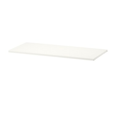 Shoe Shelf Durable Metal Surface Is Perfect To Place Shoes White 80X40cm