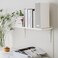 Wall Shelf White/White 59X20cm