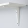 Wall Shelf White/White 59X20cm