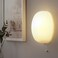 Wall Lamp Wired-In Installation White Glass