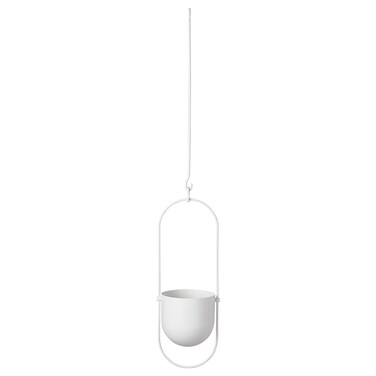 Hanging Planter In/Outdoor White 12cm