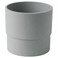 Plant Pot In/Outdoor Grey 12cm