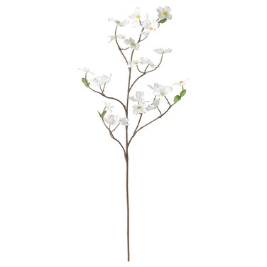 Artificial Spray In/Outdoor/Dogwood White 100cm