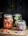 Jar With Lid Perfect For Storing Pickled Vegetables Preserved Berries 0.5L