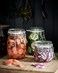 Jar With Lid Perfect For Storing Pickled Vegetables Preserved Berries 1L